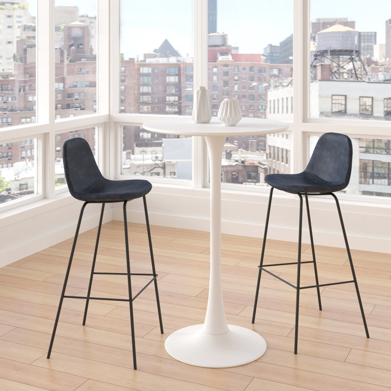 AllModern Kody Vegan Leather Bar & Counter Stool & Reviews Wayfair
